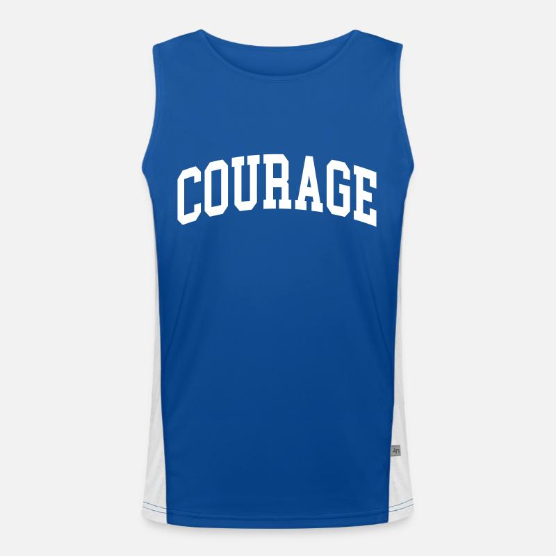 Courage Men's Functional Contrast Tank Top 