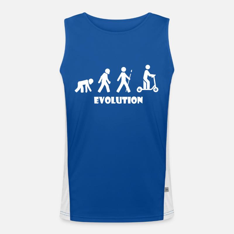 E-Scooter Roller Scooter Débardeur respirant contrasté Homme 