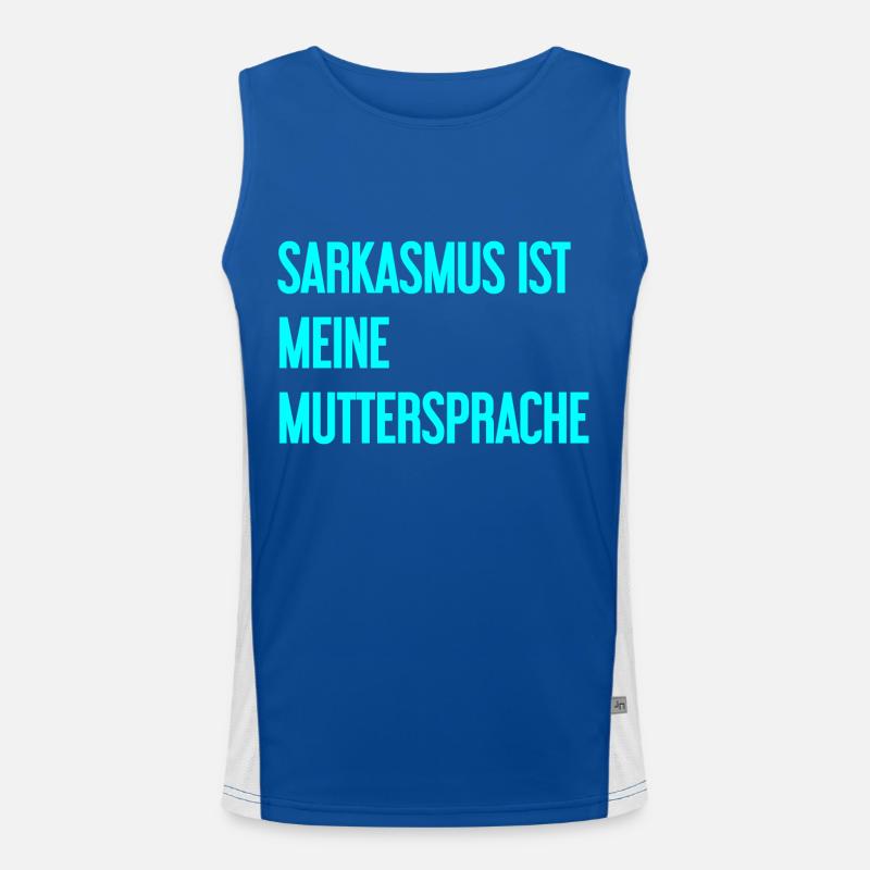 Sarcasm Pro Men's Functional Contrast Tank Top 