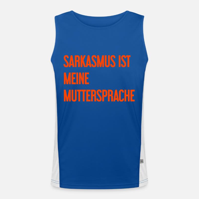 Sarcasm Pro Men's Functional Contrast Tank Top 