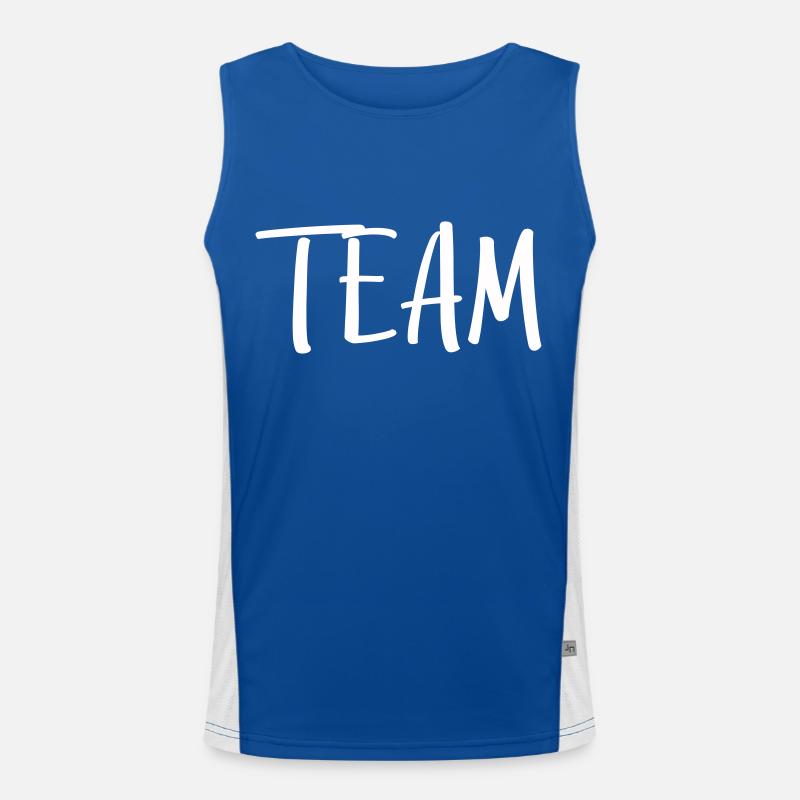 team Men's Functional Contrast Tank Top 