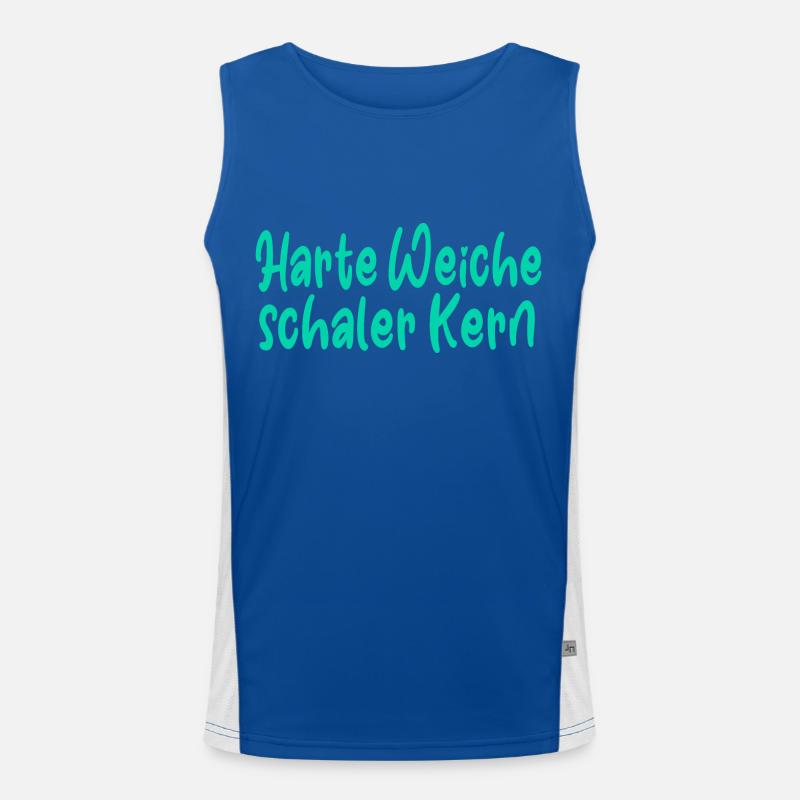 Harte Weiche schaler Kern Funktionelles Kontrast-Tank Top für Männer 