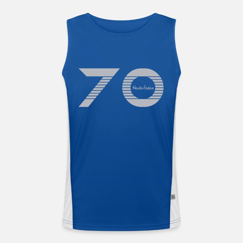 Franche Comté Haute Saône 70 Débardeur respirant contrasté Homme 