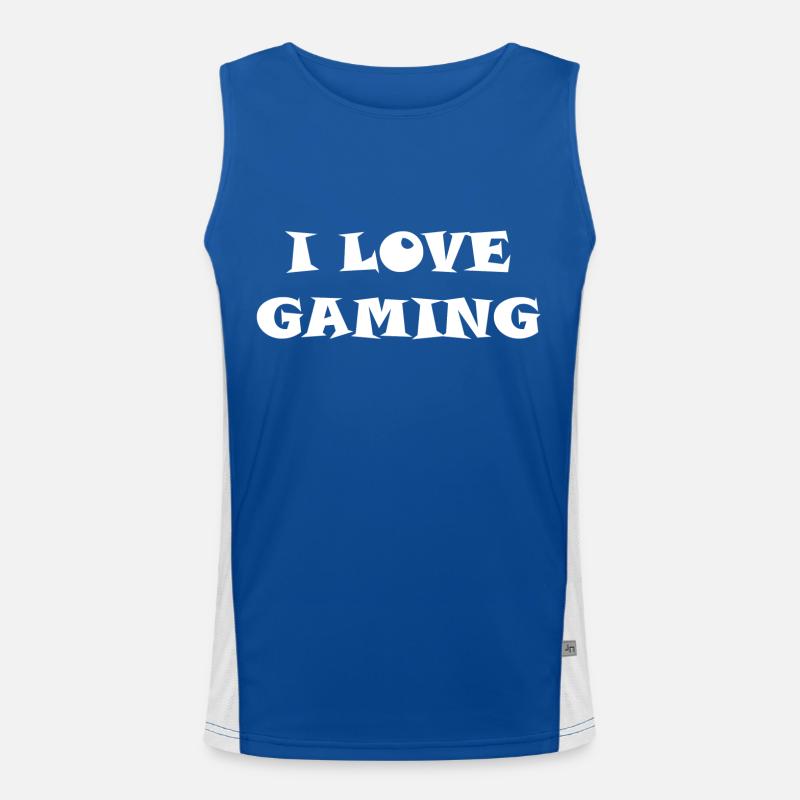 Game Gaming PC Men's Functional Contrast Tank Top 
