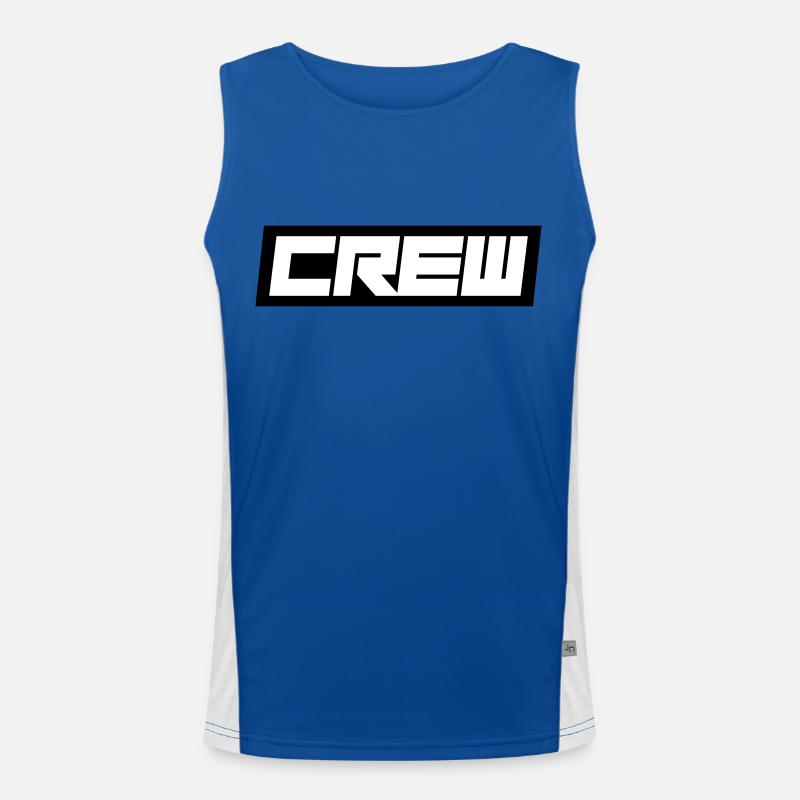 Crew Funktionelles Kontrast-Tank Top für Männer 
