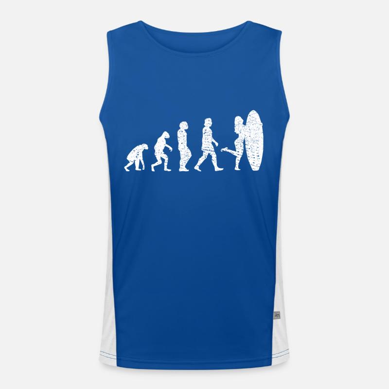Surfer Surf Instructor Surf Instructor Surfboard Men's Functional Contrast Tank Top 
