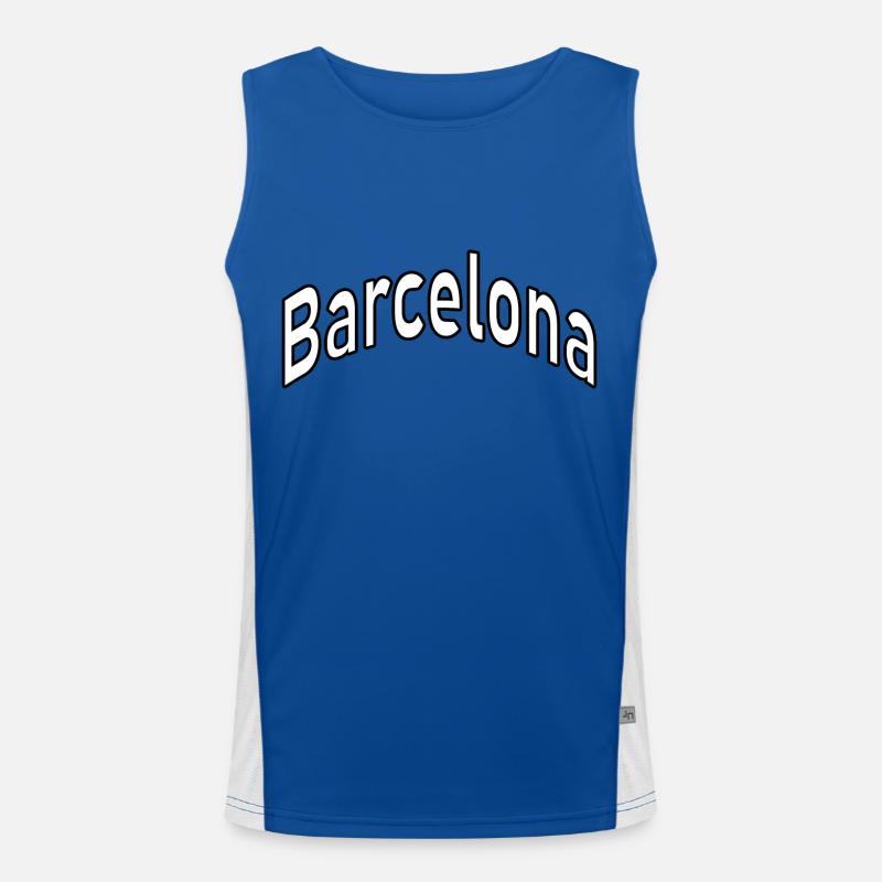 Barcelone Débardeur respirant contrasté Homme 