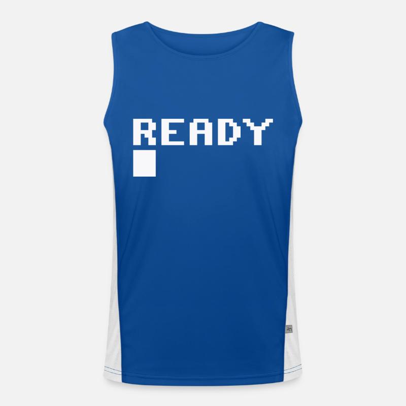 ready Funktionelles Kontrast-Tank Top für Männer 