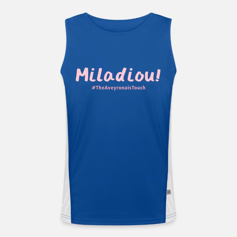 Miladiou Débardeur respirant contrasté Homme 