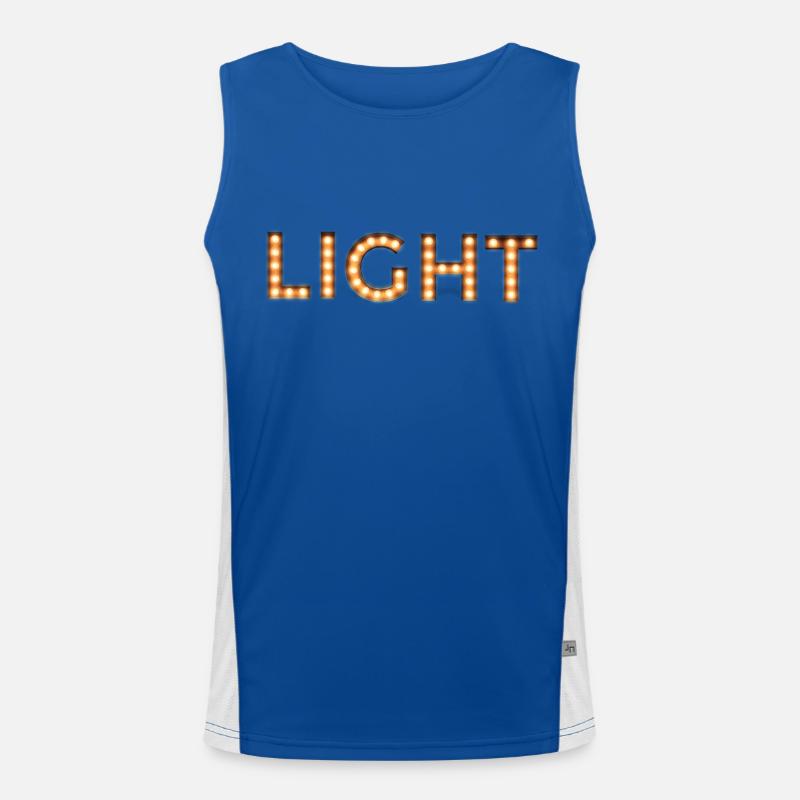 Light Men's Functional Contrast Tank Top 