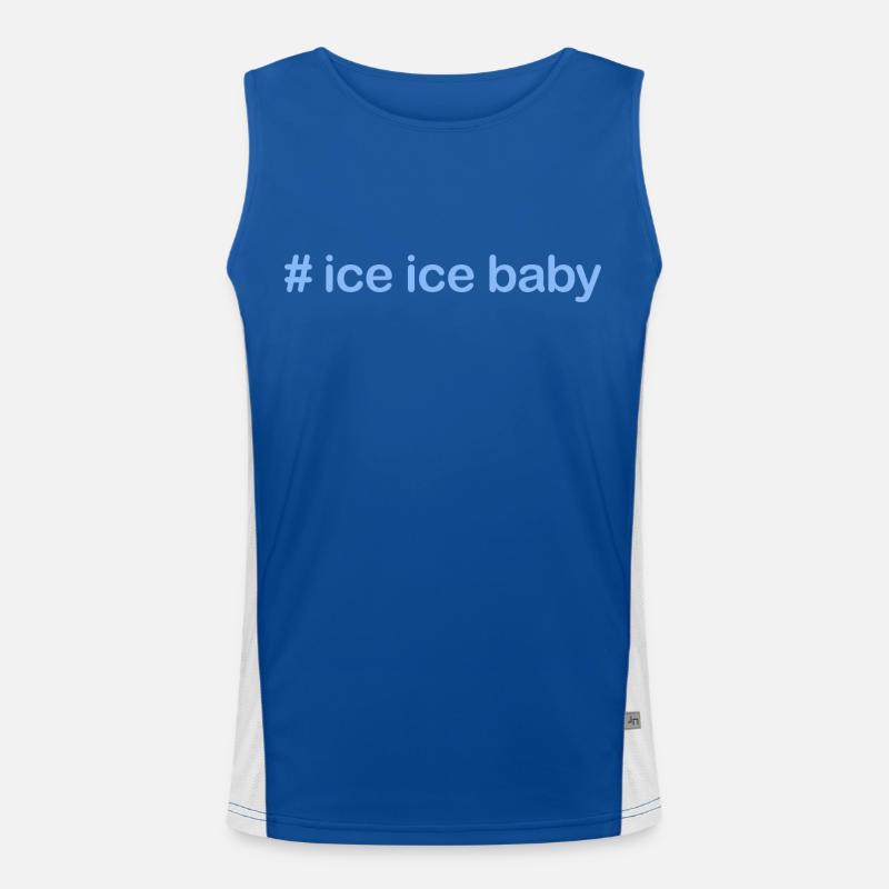 Ice bathing Icebaby cold-resistant winter swimmer Men's Functional Contrast Tank Top 