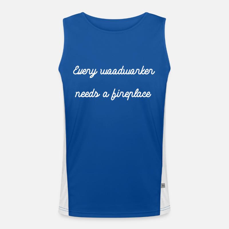 cabinetmaker carpenter funny present gift idea Men's Functional Contrast Tank Top 