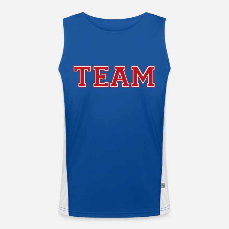 Team Funktionelles Kontrast-Tank Top für Männer 