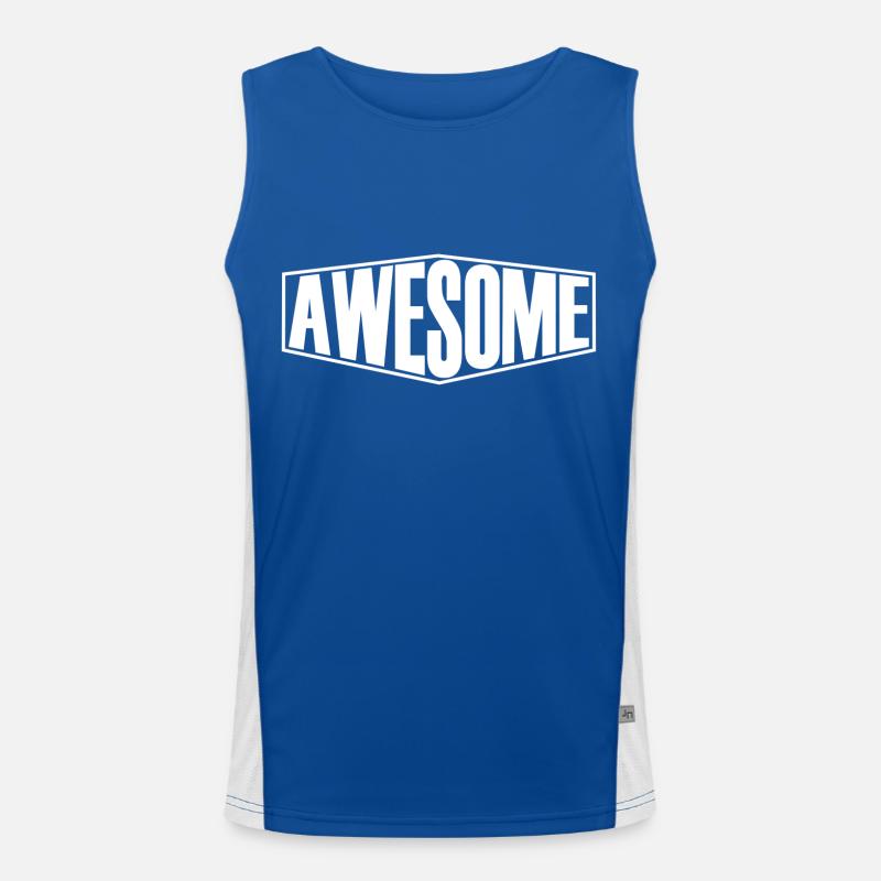 IMPRESSIVE GB Men's Functional Contrast Tank Top 