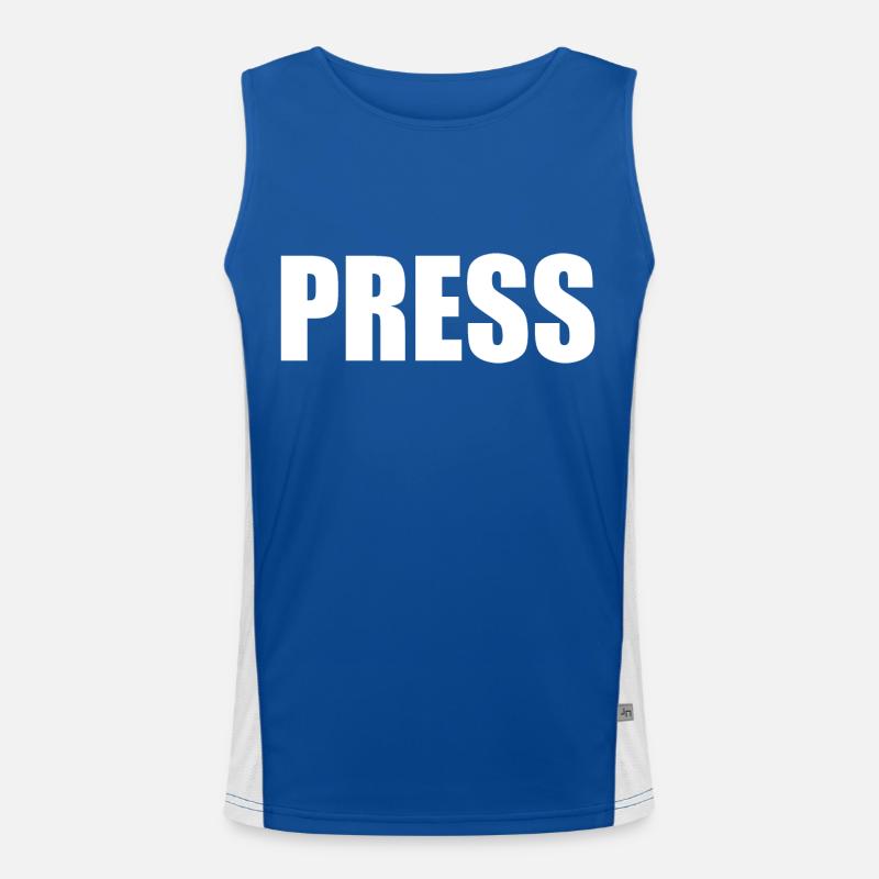 Press Men's Functional Contrast Tank Top 