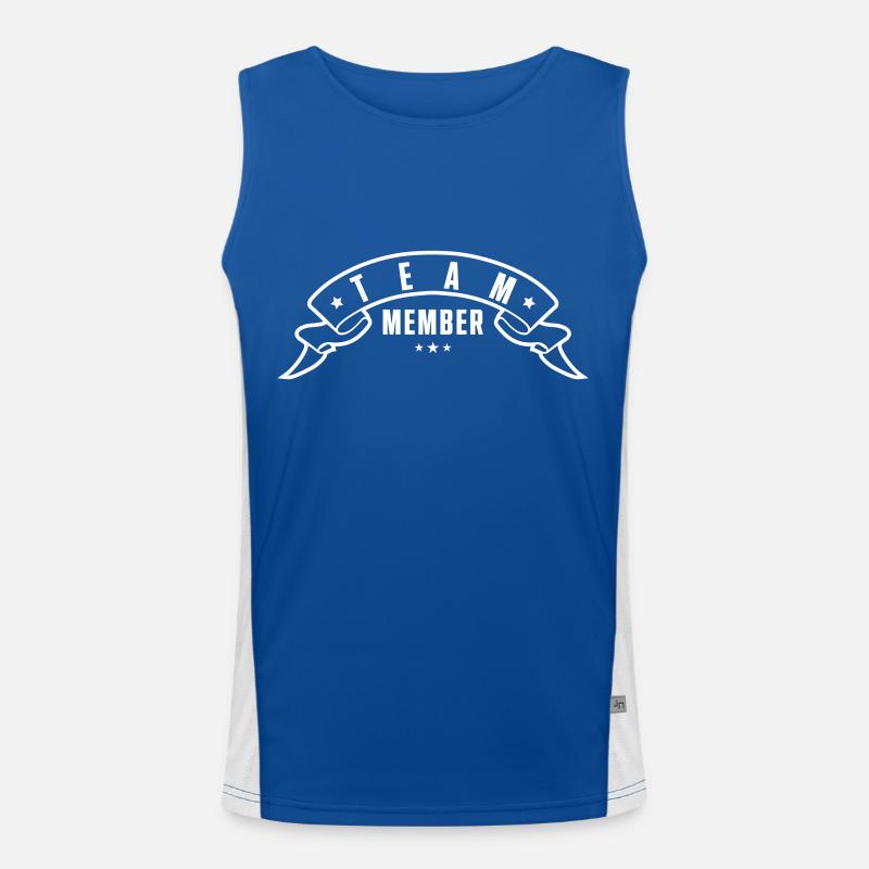 Team Member 1 Men's Functional Contrast Tank Top 