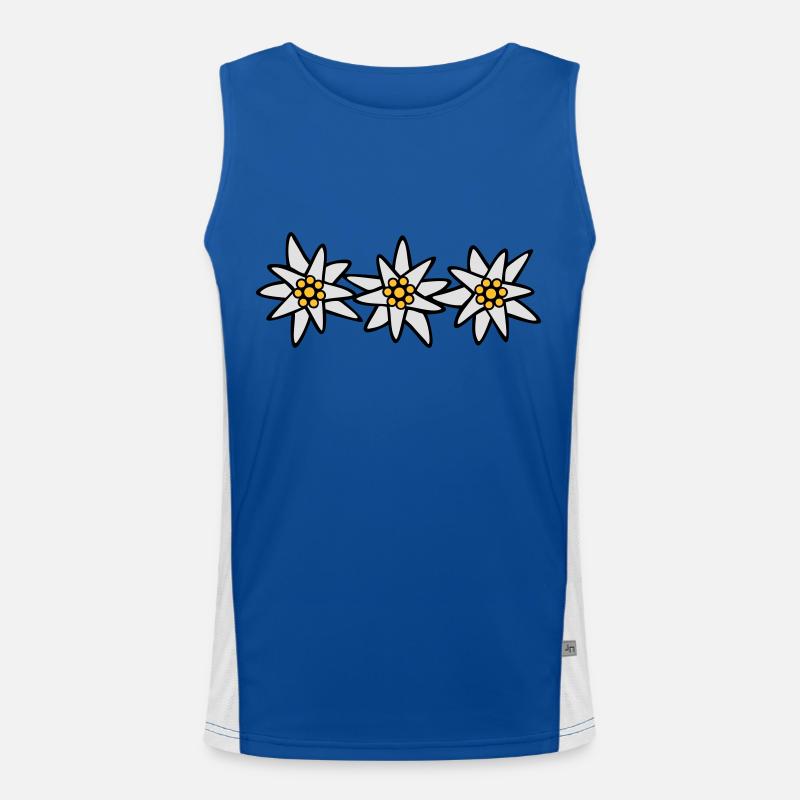 Edelweiss Trio Men's Functional Contrast Tank Top 