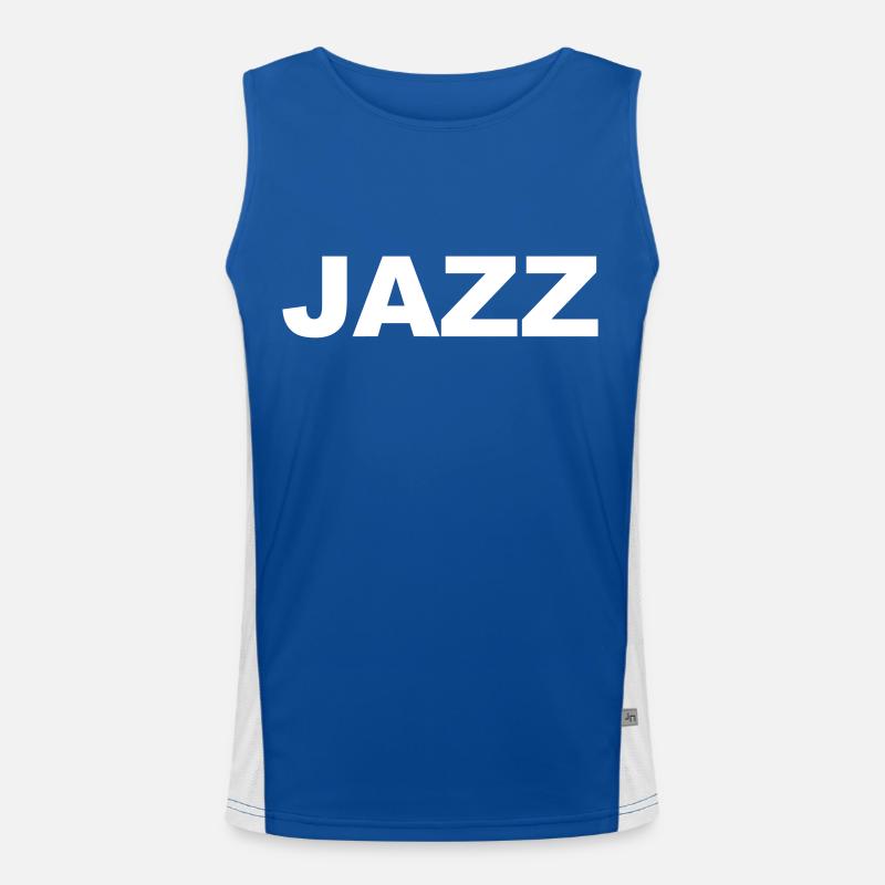 Jazz Funktionelles Kontrast-Tank Top für Männer 