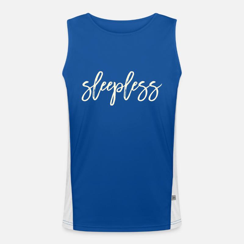 Sleepless Funktionelles Kontrast-Tank Top für Männer 