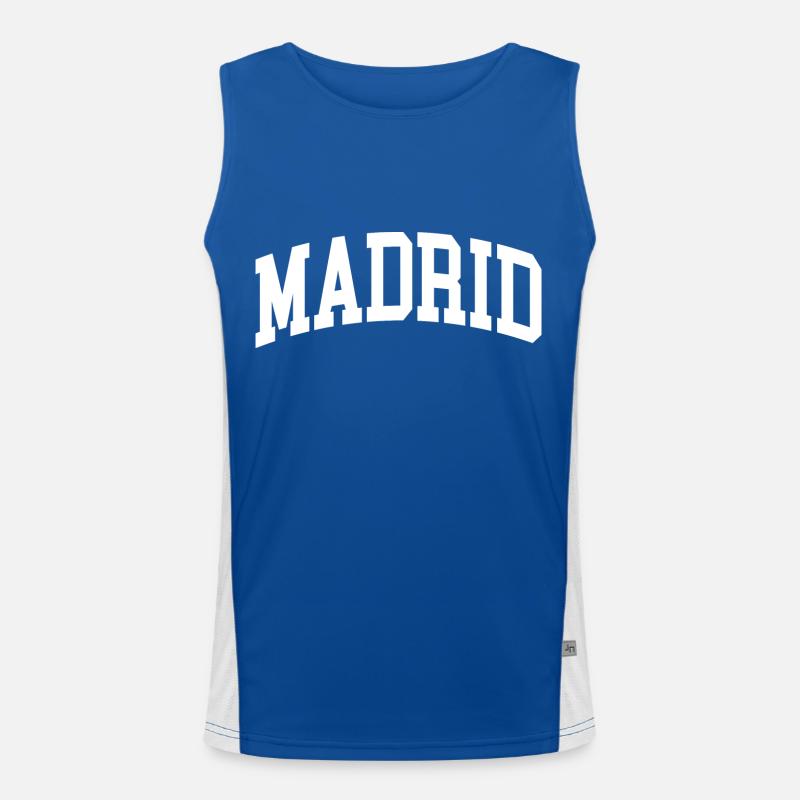 madrid Funktionelles Kontrast-Tank Top für Männer 