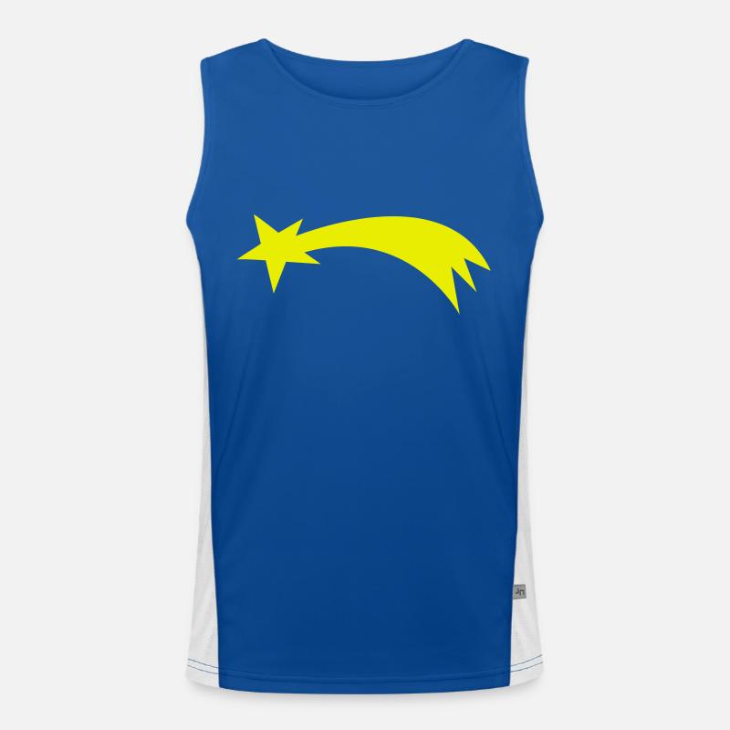 Stern Funktionelles Kontrast-Tank Top für Männer 