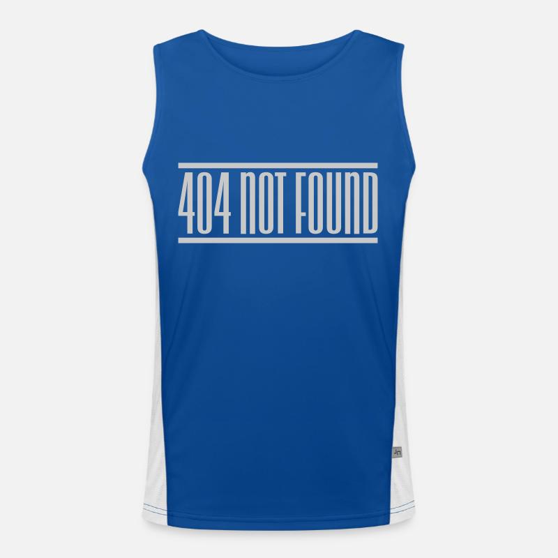 Message 404 not found - Men's Functional Contrast Tank Top - royal/white