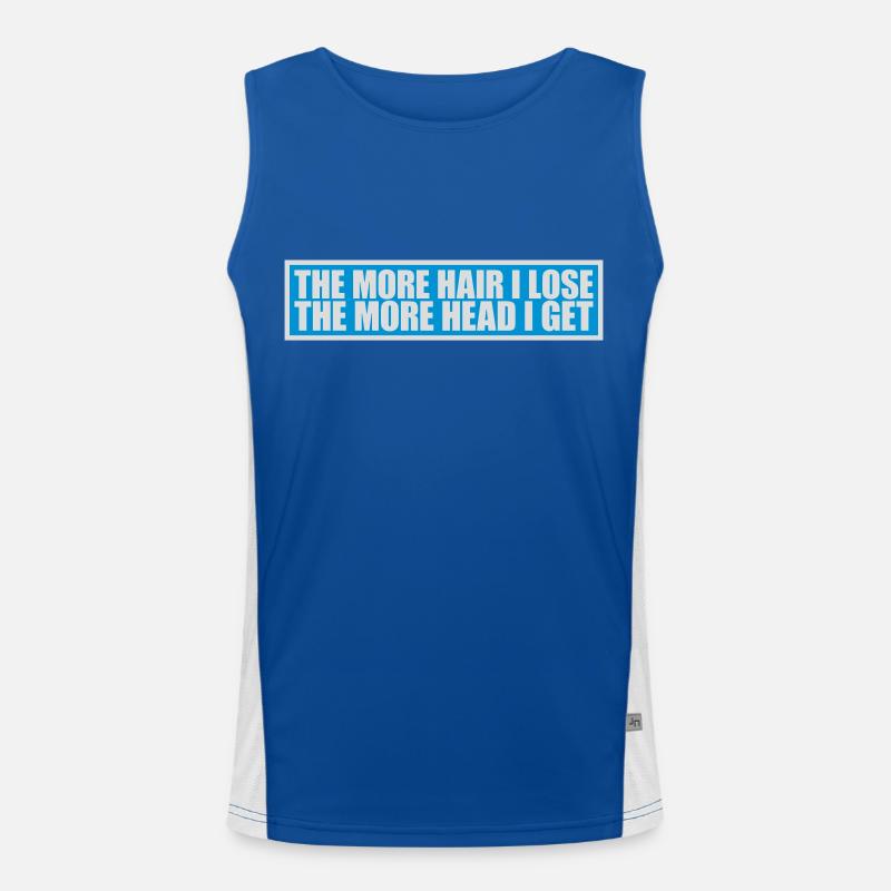 I get more head Men's Functional Contrast Tank Top 