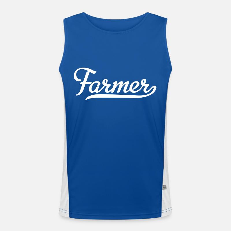 FARMER Funktionelles Kontrast-Tank Top für Männer 