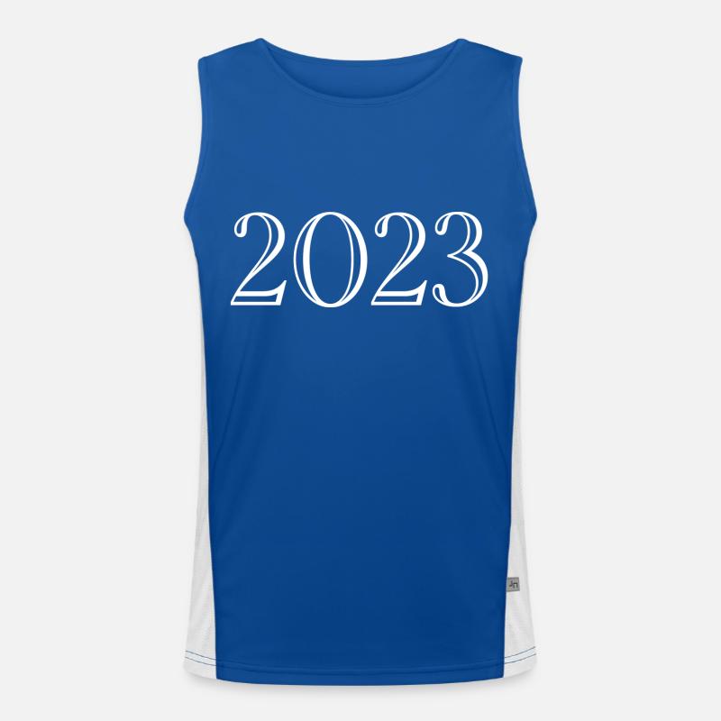 2023 - gift born in 2023 Men's Functional Contrast Tank Top 