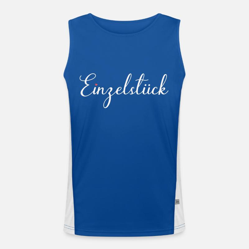 Single copy Men's Functional Contrast Tank Top 