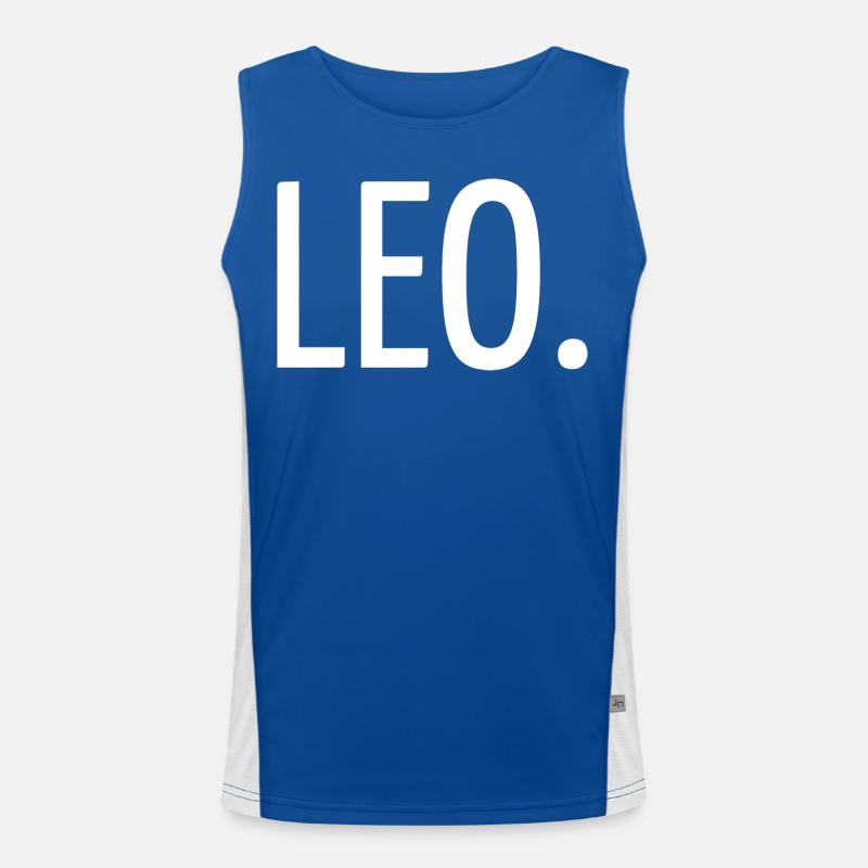 Löwe Funktionelles Kontrast-Tank Top für Männer 