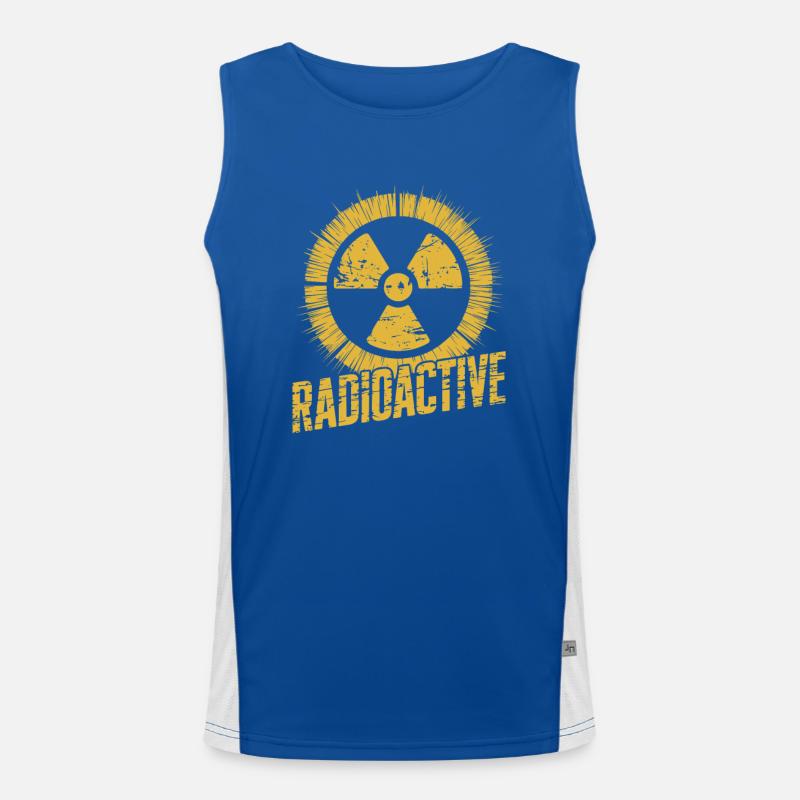 Radioactive Funktionelles Kontrast-Tank Top für Männer 