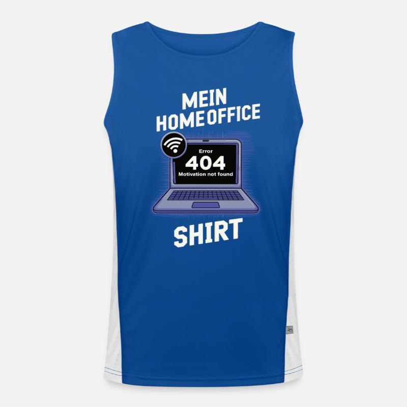 Homeoffice Shirt Funktionelles Kontrast-Tank Top für Männer 