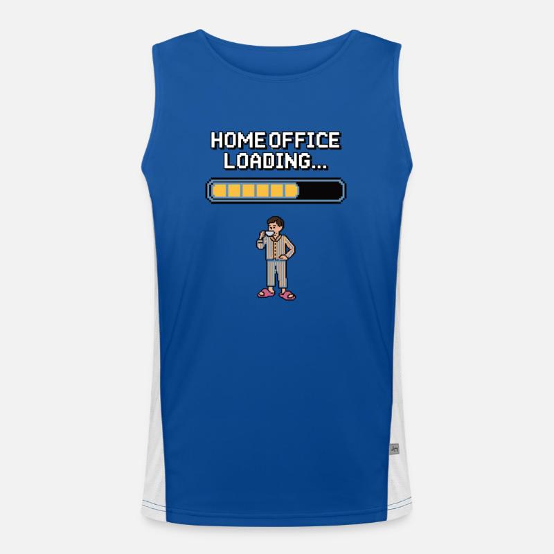 Home office shirt Men's Functional Contrast Tank Top 