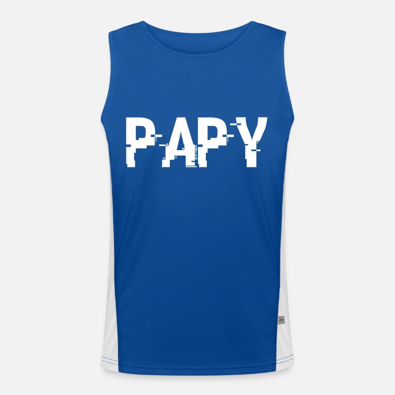 Futur Papy, Grand-père, Papi Débardeur respirant contrasté Homme 