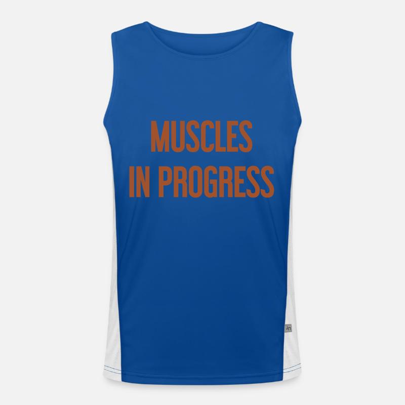 Muscles in Progress Funktionelles Kontrast-Tank Top für Männer 
