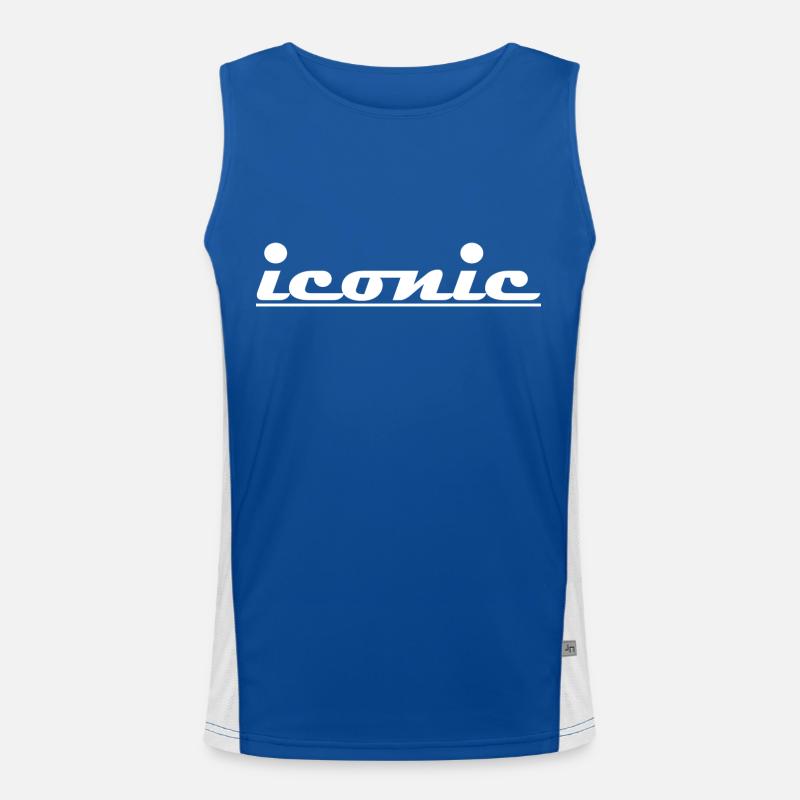 Wir sind alle Ikonen Funktionelles Kontrast-Tank Top für Männer 