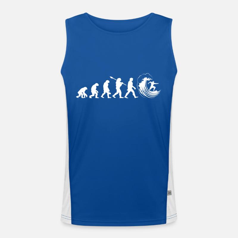 Evolution Surf Funktionelles Kontrast-Tank Top für Männer 