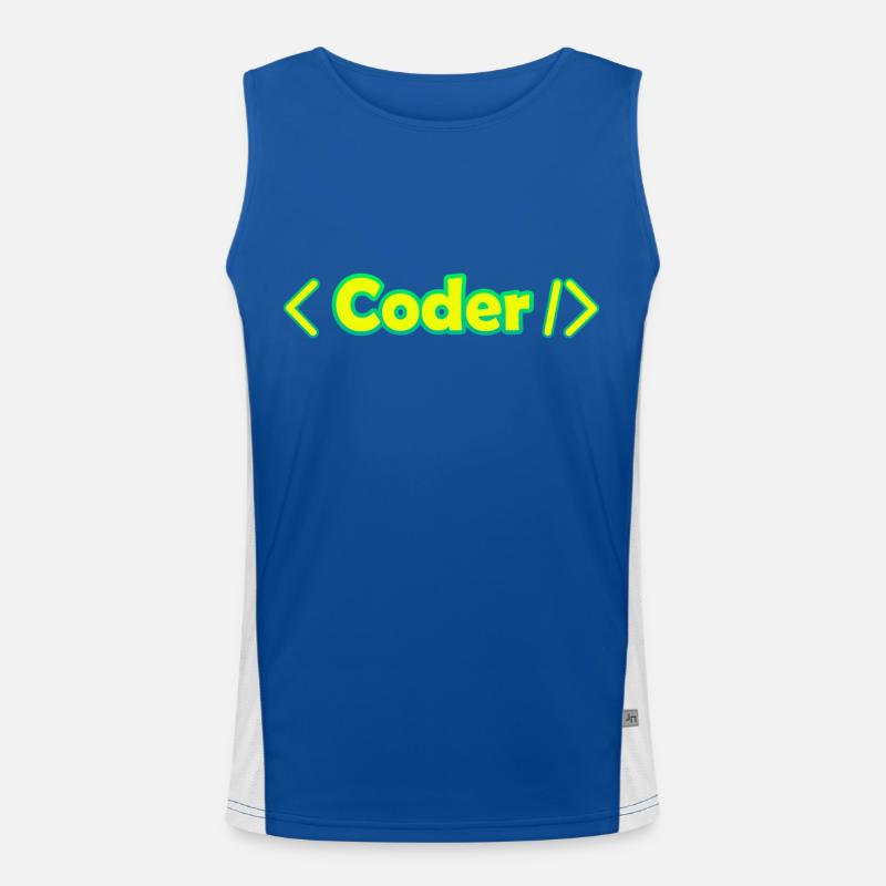 Programmierer Funktionelles Kontrast-Tank Top für Männer 
