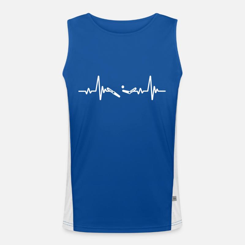 Pinball Arcade Game Men's Functional Contrast Tank Top 