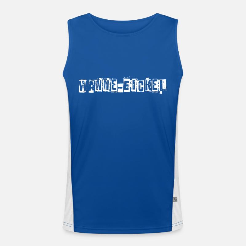 Wanne Eickel Funktionelles Kontrast-Tank Top für Männer 
