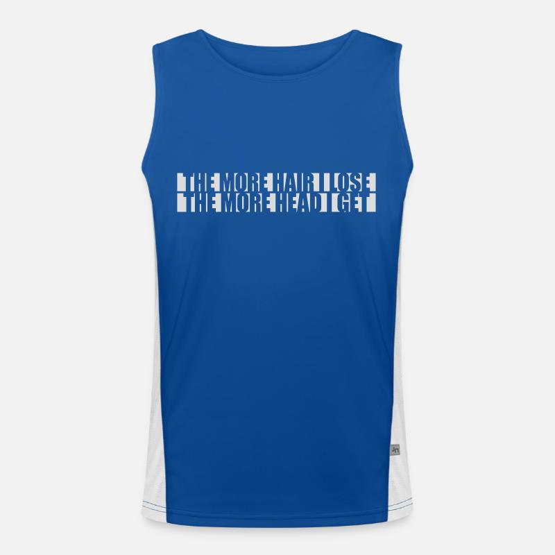 I get more head Men's Functional Contrast Tank Top 