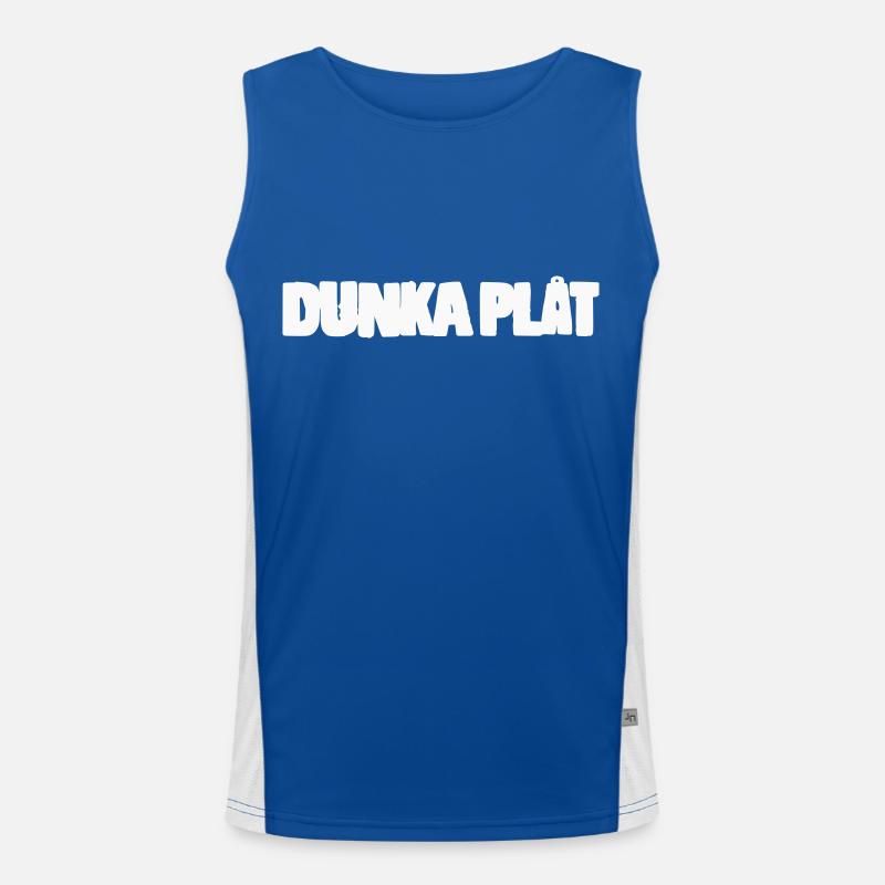 Dunka Blech Funktionelles Kontrast-Tank Top für Männer 
