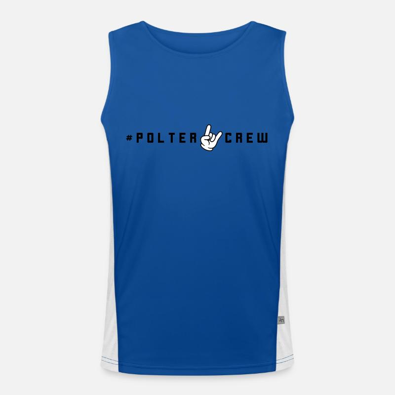 Polter Crew Polterabend Funktionelles Kontrast-Tank Top für Männer 