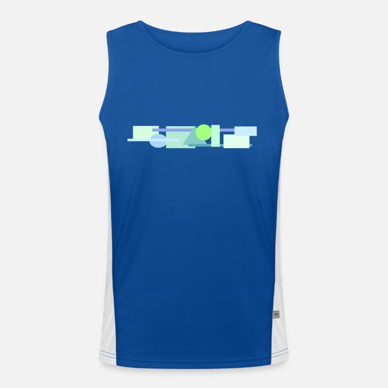 Formen Funktionelles Kontrast-Tank Top für Männer 