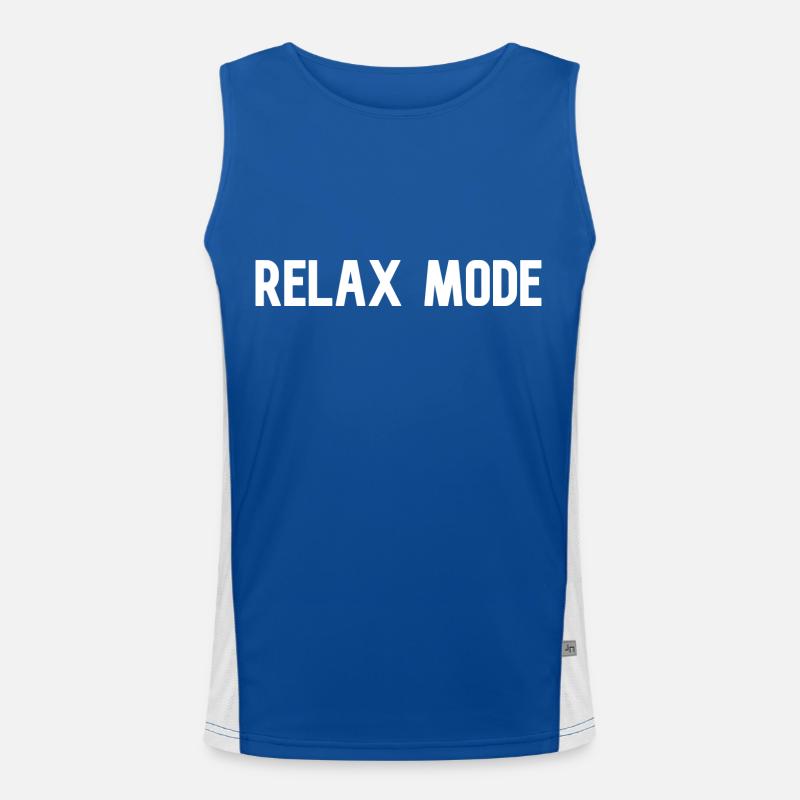 Relax mode Men's Functional Contrast Tank Top 
