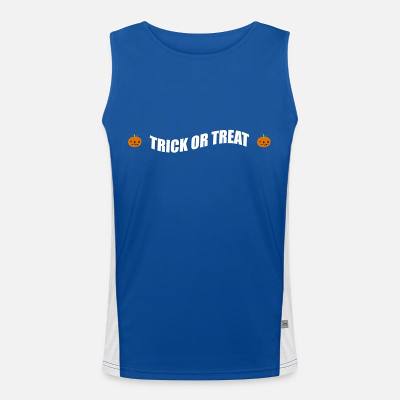 Süßes oder Sauers T-Shirt Halloween Geschenk/idee Funktionelles Kontrast-Tank Top für Männer 
