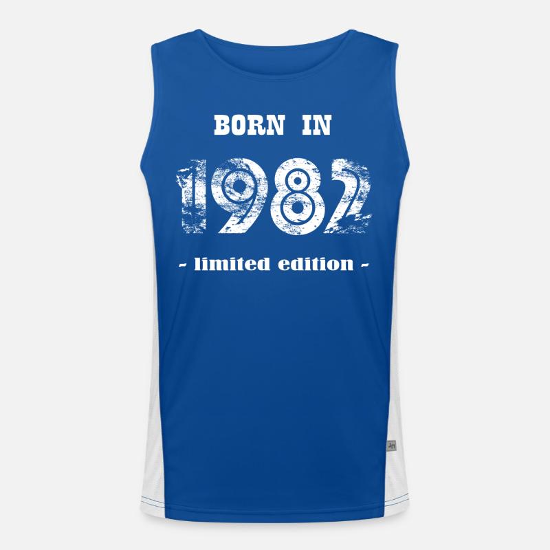 Né en 1982 - édition limitée Débardeur respirant contrasté Homme 