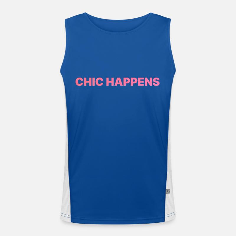 CHIC HAPPENS ROSA Men's Functional Contrast Tank Top 