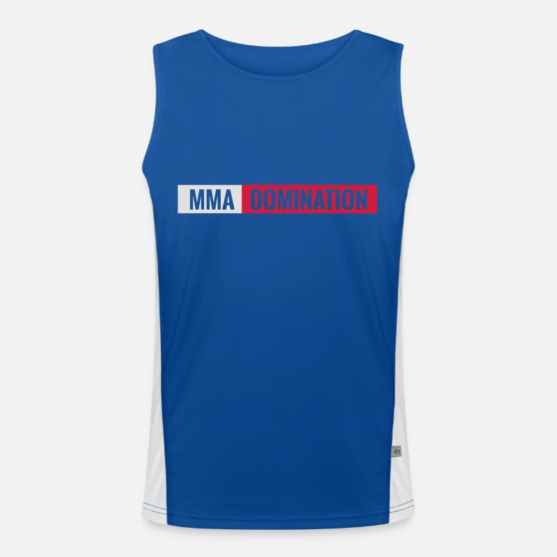 MMA Domination Funktionelles Kontrast-Tank Top für Männer 